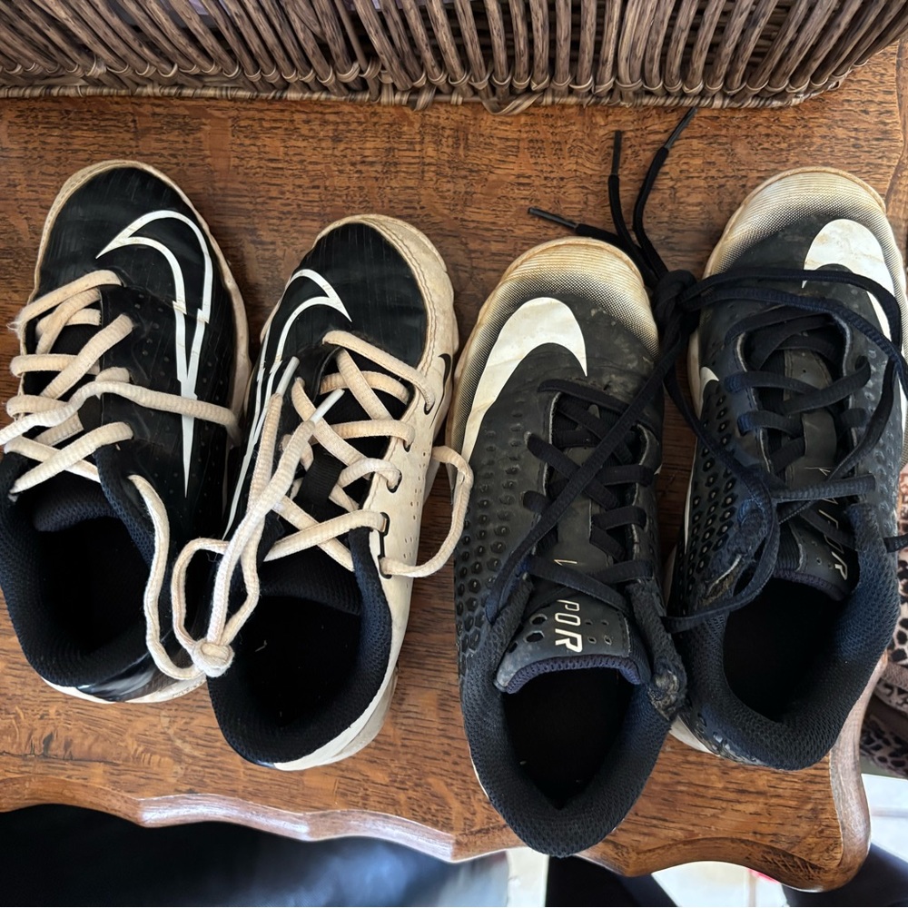 Set: Nike baseball cleats size 12 and 13